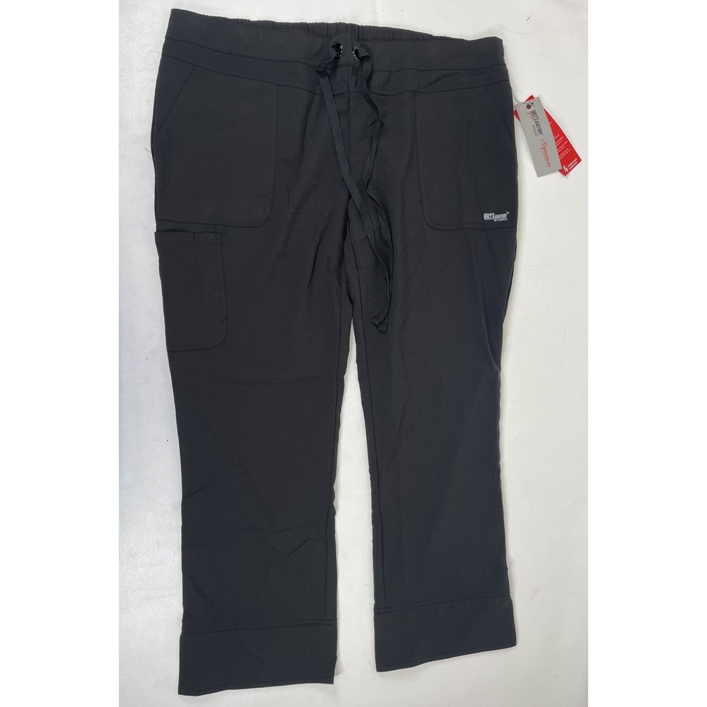 Greys Anatomy Barco Scrub 3PKT Cargo Low Rise Straight Leg Pants Womens 2XLP NWT